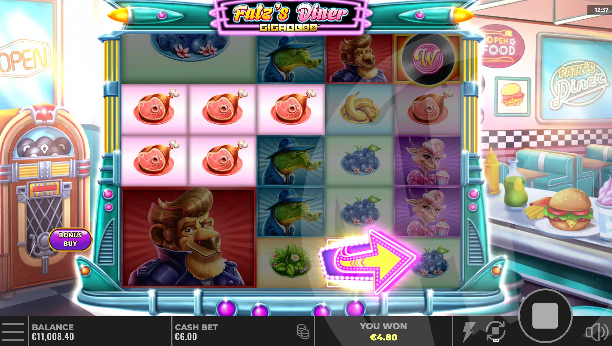 Fatz’s Diner Gigablox Slot Review pic 13